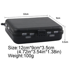 Portable 2-Layer Fishing Tackle Box with 12 Compartments - Season1Ep3