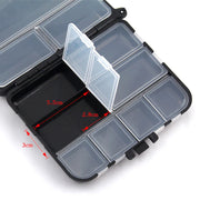 Portable 2-Layer Fishing Tackle Box with 12 Compartments - Season1Ep3